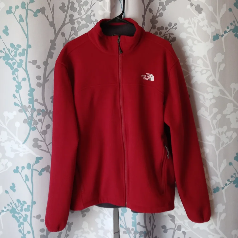 The North Face red sweater size L